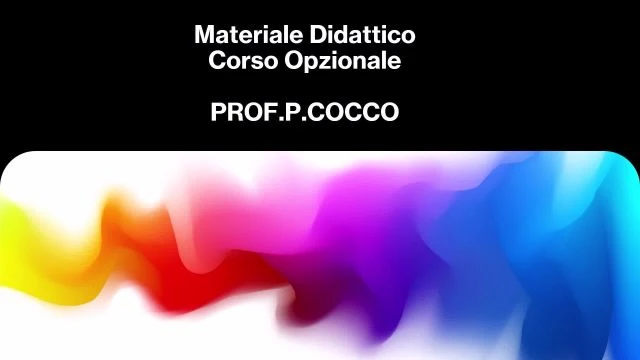 MATERIALE DIDATTICO P.COCCO